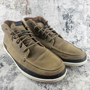 OluKai Nalukai Kapa Boot Mens 13 Brown Chukka Ankle Boots Casual Mid Top Outdoor